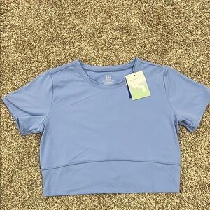 JoyLab Women's Blue Crop Top